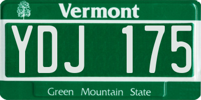 VT license plate YDJ175