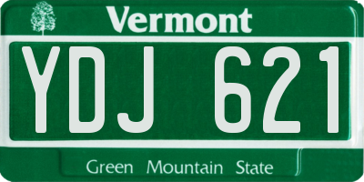 VT license plate YDJ621