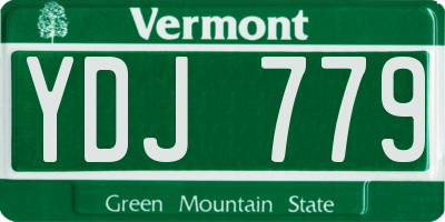 VT license plate YDJ779