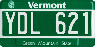 VT license plate YDL621