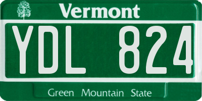 VT license plate YDL824