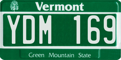 VT license plate YDM169
