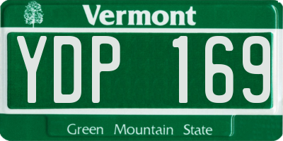 VT license plate YDP169