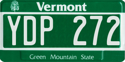 VT license plate YDP272
