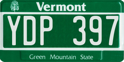VT license plate YDP397