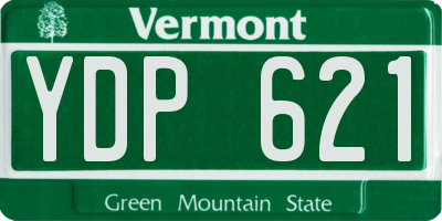 VT license plate YDP621
