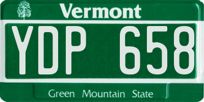 VT license plate YDP658