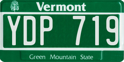 VT license plate YDP719