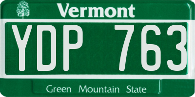 VT license plate YDP763
