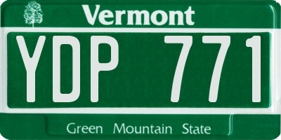 VT license plate YDP771