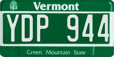 VT license plate YDP944