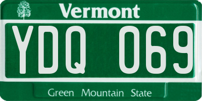 VT license plate YDQ069