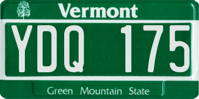VT license plate YDQ175