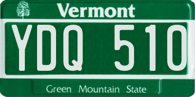 VT license plate YDQ510