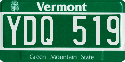 VT license plate YDQ519