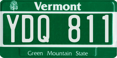 VT license plate YDQ811