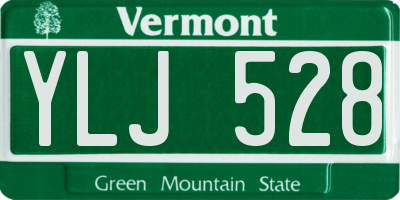 VT license plate YLJ528