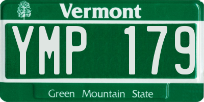 VT license plate YMP179