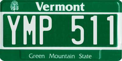 VT license plate YMP511