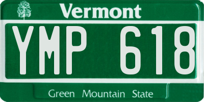 VT license plate YMP618
