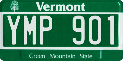 VT license plate YMP901
