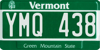 VT license plate YMQ438