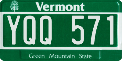 VT license plate YQQ571