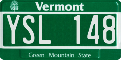 VT license plate YSL148