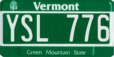 VT license plate YSL776