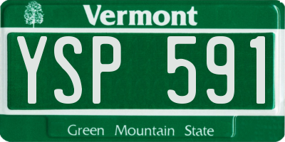 VT license plate YSP591