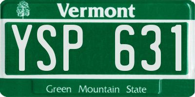 VT license plate YSP631