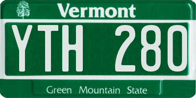 VT license plate YTH280