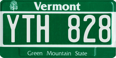 VT license plate YTH828