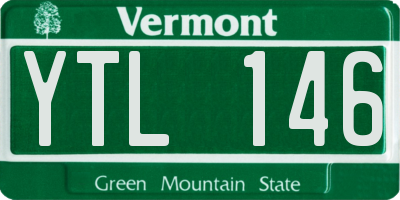 VT license plate YTL146