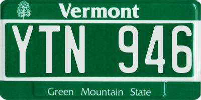 VT license plate YTN946