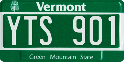 VT license plate YTS901