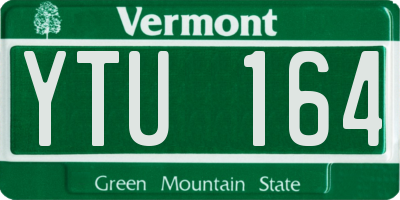 VT license plate YTU164