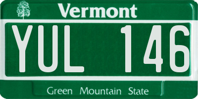 VT license plate YUL146