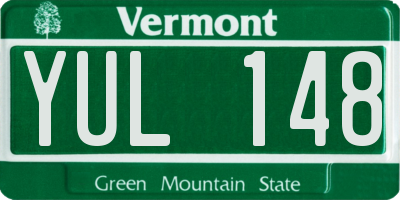 VT license plate YUL148
