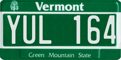 VT license plate YUL164