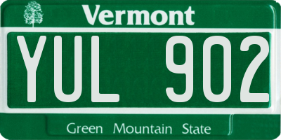 VT license plate YUL902