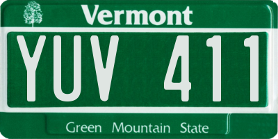 VT license plate YUV411