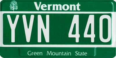 VT license plate YVN440