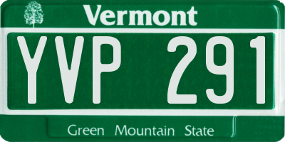 VT license plate YVP291