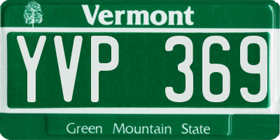 VT license plate YVP369