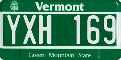 VT license plate YXH169
