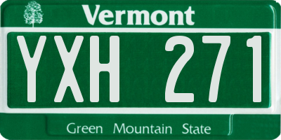 VT license plate YXH271