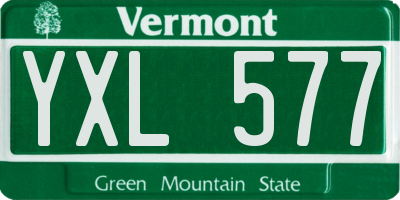 VT license plate YXL577