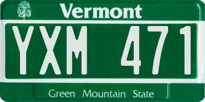 VT license plate YXM471