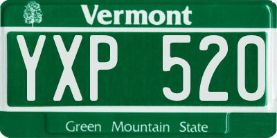 VT license plate YXP520